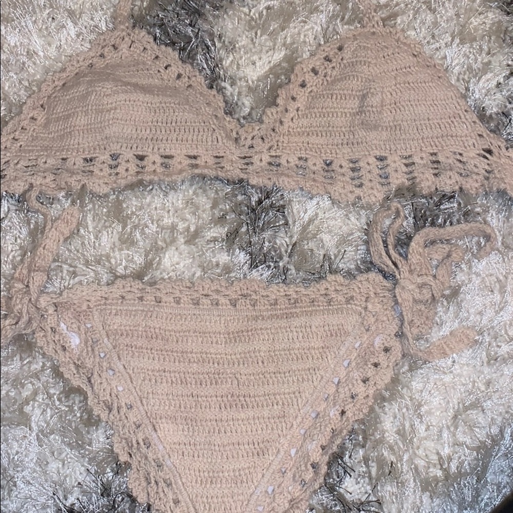 Tan Lace Bikini